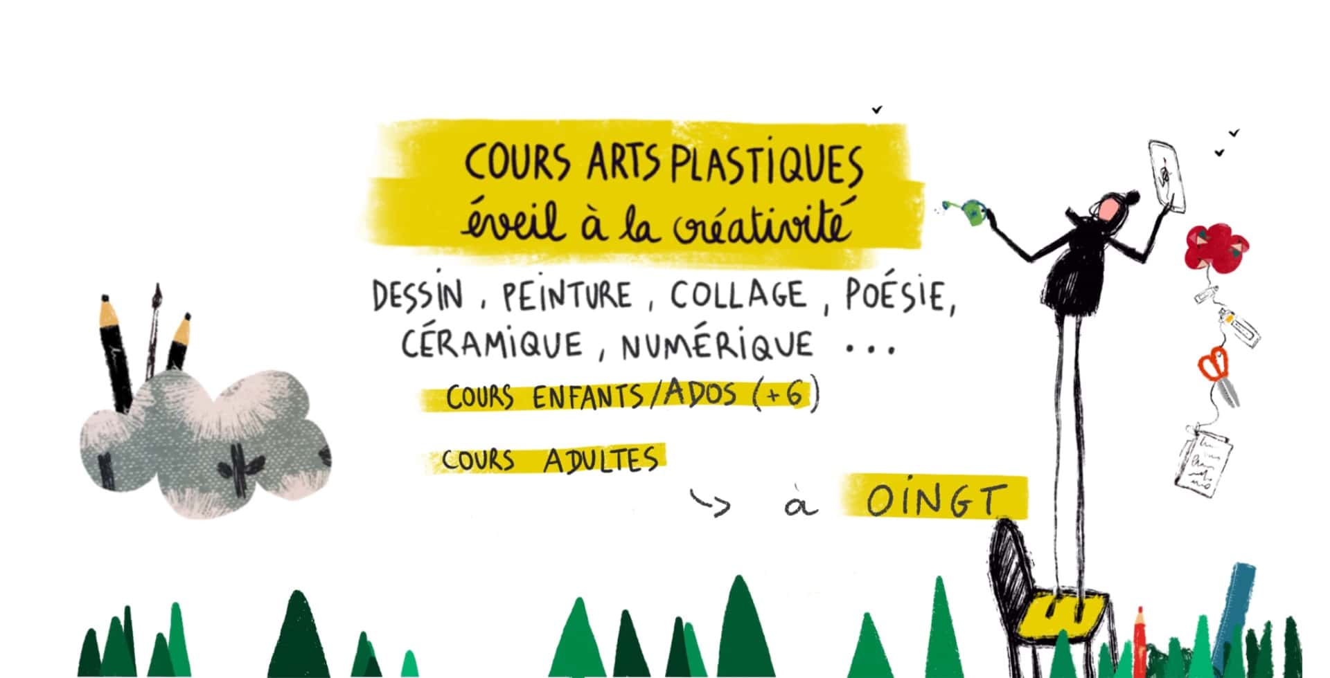 Cours de Dessin, Esquisse, Croquis pour Adulte  Atelier artistique pour  enfants et adultes à Lyon